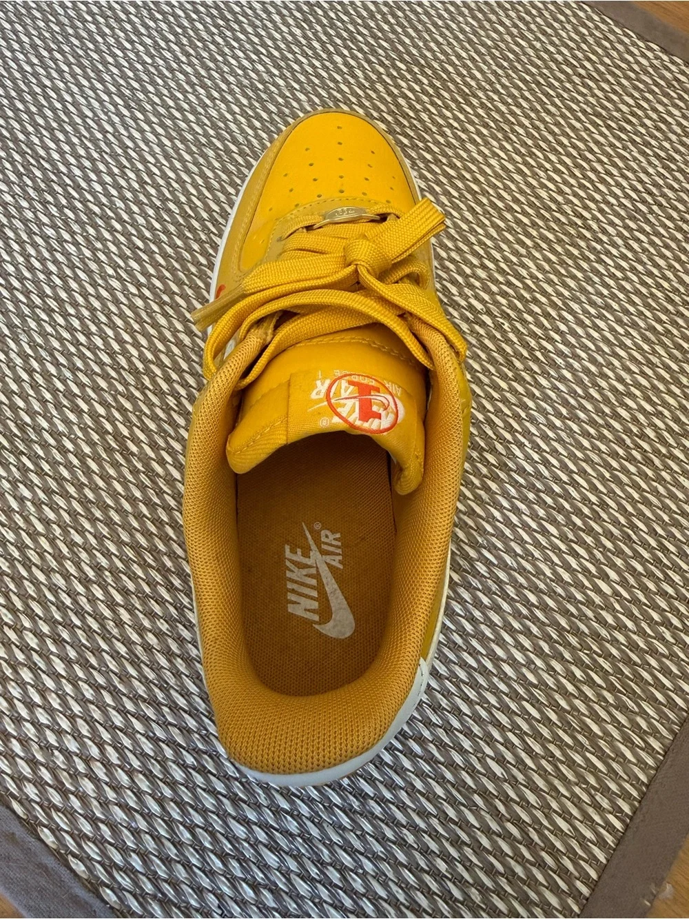 BRAND NEW Gold Nike Air Force 1 07 SE ‘40th Anniversary - Yellow Ochre